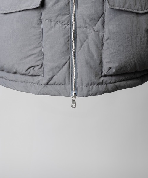 UNISEX》Corduroy Collar Prime-Over Down Jacket/コーデュロイカラー