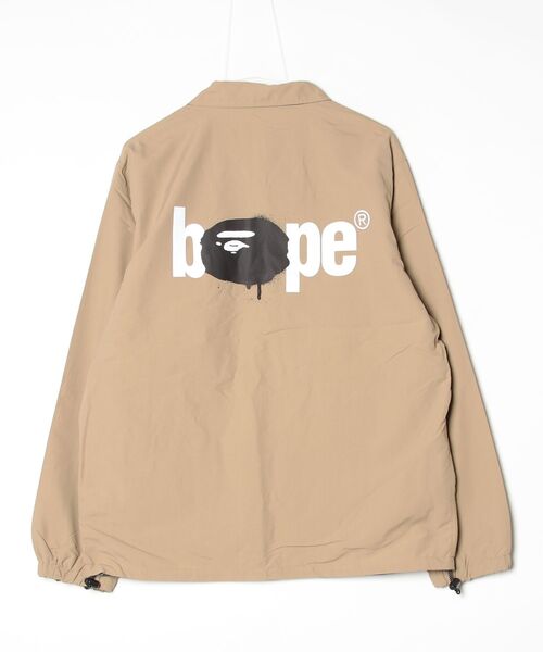 A BATHING APE(アベイシングエイプ)の「BAPE REVERSIBLE COACH JACKET(ミリタリージャケット・メンズ・ブラック/ベージュ・SMALL/XX-LARGE/X-LARGE/MEDIUM/LARGE)」の15枚目の写真