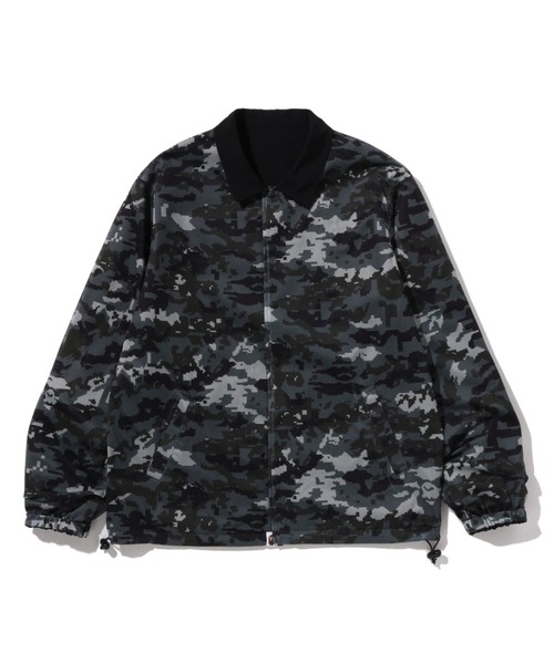 A BATHING APE(アベイシングエイプ)の「BAPE REVERSIBLE COACH JACKET(ミリタリージャケット・メンズ・ブラック/ベージュ・SMALL/XX-LARGE/X-LARGE/MEDIUM/LARGE)」の9枚目の写真