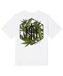 KTW0040 マリファナ 半袖Tシャツ - ホワイト
