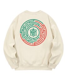 KMC0016 パネルミロ 裏起毛 スウェット - クリーム