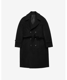 Cashmere Double Coat (Black)