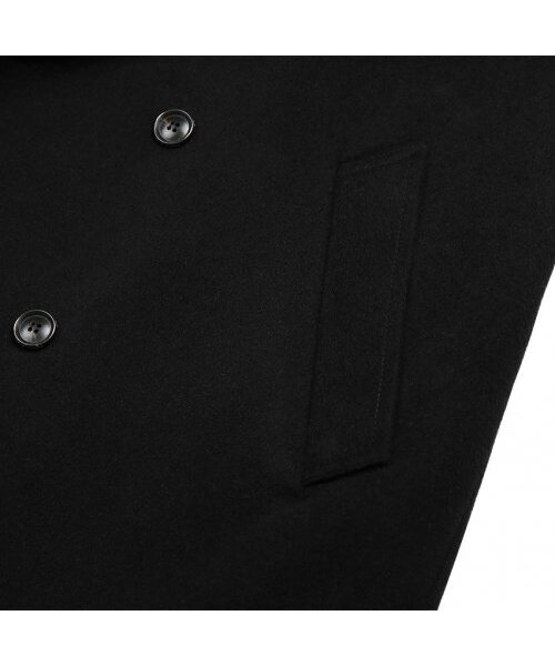 sortie（ソルティ）の「Cashmere Double Coat (Black)（チェスターコート・メンズ・その他・LARGE/MEDIUM/X-LARGE）」の6枚目の写真
