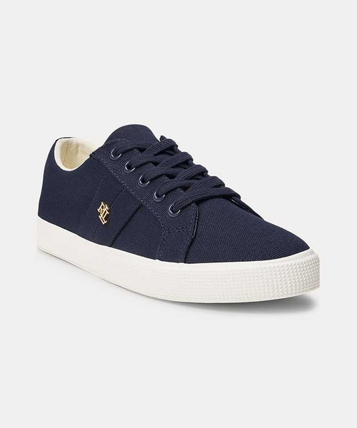 LAUREN RALPH LAUREN(ローレン ラルフ ローレン)の「ローレン ラルフ ローレン JANSON II NE ジェイソン Ⅱ NE スニーカー(スニーカー・レディース・ホワイト/ネイビー・60/65/70/75/55)」の7枚目の写真