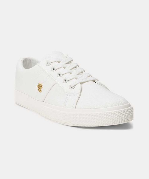 LAUREN RALPH LAUREN(ローレン ラルフ ローレン)の「ローレン ラルフ ローレン JANSON II NE ジェイソン Ⅱ NE スニーカー(スニーカー・レディース・ホワイト/ネイビー・60/65/70/75/55)」の3枚目の写真