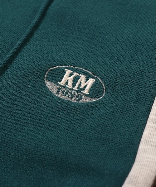 KRIFF MAYER Kid's Collection（クリフメイヤーキッズコレクション）の「【裏毛】サイドラインテーパードパンツ（スウェットパンツ・キッズ・グリーン/ネイビー/チャコール/グレー・150/140/130/120/170/160）」の18枚目の写真