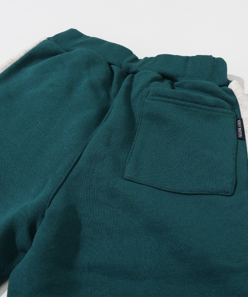 KRIFF MAYER Kid's Collection（クリフメイヤーキッズコレクション）の「【裏毛】サイドラインテーパードパンツ（スウェットパンツ・キッズ・グリーン/ネイビー/チャコール/グレー・150/140/130/120/170/160）」の19枚目の写真
