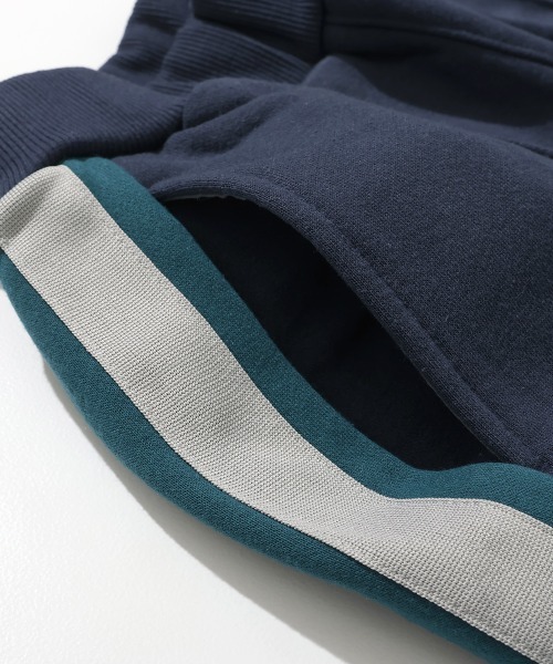 KRIFF MAYER Kid's Collection（クリフメイヤーキッズコレクション）の「【裏毛】サイドラインテーパードパンツ（スウェットパンツ・キッズ・グリーン/ネイビー/チャコール/グレー・150/140/130/120/170/160）」の20枚目の写真