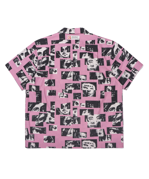 EXTRAORDINARY(エクストラオーディナリー)の「EYES SHIRT PINK(シャツ/ブラウス・メンズ・その他・LARGE/MEDIUM/X-LARGE)」の2枚目の写真