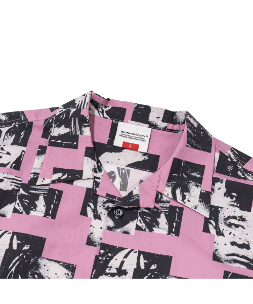 EXTRAORDINARY(エクストラオーディナリー)の「EYES SHIRT PINK(シャツ/ブラウス・メンズ・その他・LARGE/MEDIUM/X-LARGE)」の3枚目の写真