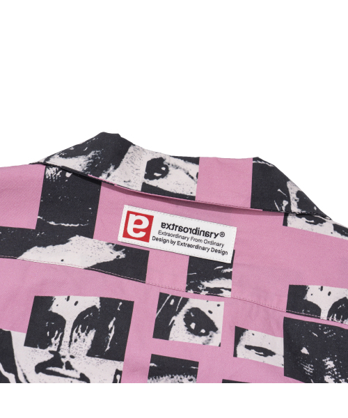 EXTRAORDINARY(エクストラオーディナリー)の「EYES SHIRT PINK(シャツ/ブラウス・メンズ・その他・LARGE/MEDIUM/X-LARGE)」の6枚目の写真