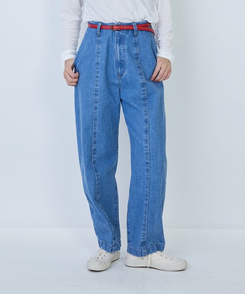 LOISIR(ロワズィール)の「デニムバルーンパンツ(デニムパンツ・レディース・ライトブルー・36/38/40)」の1枚目の写真