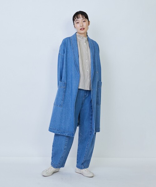 LOISIR(ロワズィール)の「デニムバルーンパンツ(デニムパンツ・レディース・ライトブルー・36/38/40)」の10枚目の写真