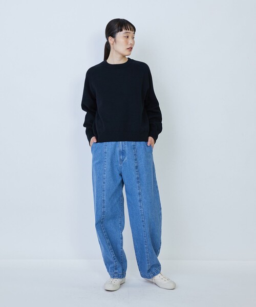 LOISIR(ロワズィール)の「デニムバルーンパンツ(デニムパンツ・レディース・ライトブルー・36/38/40)」の12枚目の写真