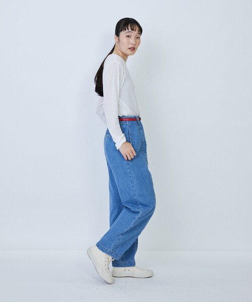 LOISIR(ロワズィール)の「デニムバルーンパンツ(デニムパンツ・レディース・ライトブルー・36/38/40)」の14枚目の写真