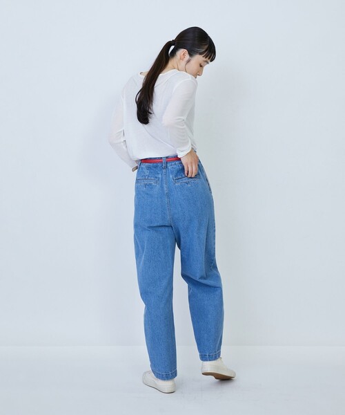 LOISIR(ロワズィール)の「デニムバルーンパンツ(デニムパンツ・レディース・ライトブルー・36/38/40)」の15枚目の写真