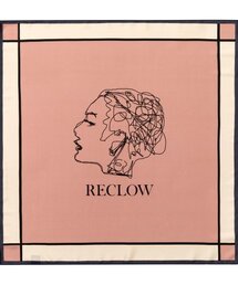 RECLOW（リクロー）の「RCシグネチャードローイングLOGOスカーフピンク（バンダナ/スカーフ）」