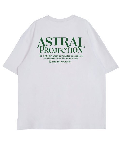 ASTRAL PROJECTION(アストラルプロジェクション)の「グラデーションレタリングラウンドネック15番手綿半袖Tシャツ_ホワイト(Tシャツ/カットソー・メンズ・その他・LARGE/X-LARGE)」の3枚目の写真