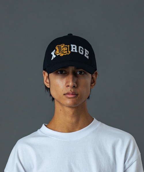 XLARGE(エクストララージ)の「LA PATCHED CAP(キャップ・メンズ・ブラック/グレー/ブルー・ONE SIZE)」の5枚目の写真