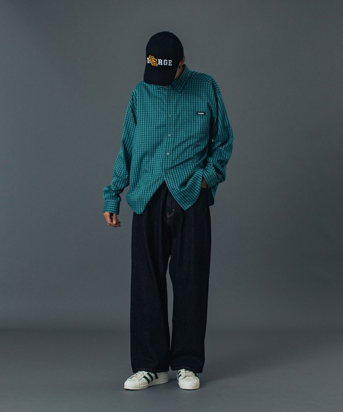 XLARGE(エクストララージ)の「LA PATCHED CAP(キャップ・メンズ・ブラック/グレー/ブルー・ONE SIZE)」の11枚目の写真