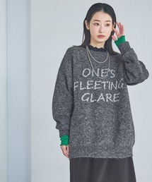 LAKOLE | ソフトシャギーロゴジャガードニット / 603288(ニット/セーター)