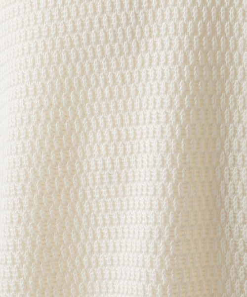 CASPER JOHN（キャスパージョン）の「Compact waffle V-neck sweat/コンパクトワッフルVネックスウェット（スウェット・メンズ・ホワイト/ブラック/オリーブ・X-SMALL/LARGE/MEDIUM/SMALL）」の16枚目の写真
