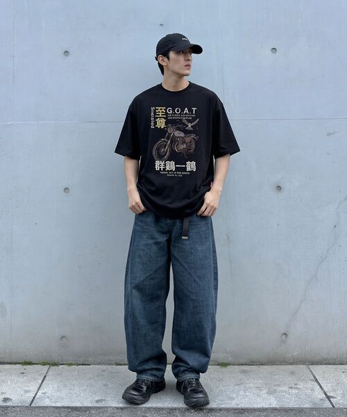 ARTISTWEAR（アーティストウェア）の「[ATW] スナッチド半袖Tシャツ（Tシャツ/カットソー・レディース・ブラック・XX-LARGE/XXXX-LARGE/LARGE/MEDIUM/SMALL/X-LARGE）」の7枚目の写真