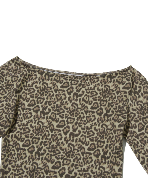 suade（スエード）の「PATTERN CROP TEE [LEOPARD]（Tシャツ/カットソー・レディース・その他・SMALL/MEDIUM）」の3枚目の写真