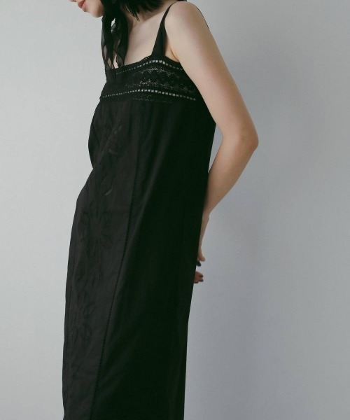 anuke(アンヌーク)の「anuke Patchwork Lace Onepiece パッチワークレースワンピース/62610304(ワンピース・レディース・ホワイト/ブラック・36)」の7枚目の写真