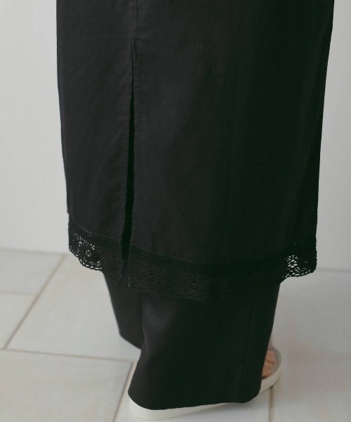anuke(アンヌーク)の「anuke Patchwork Lace Onepiece パッチワークレースワンピース/62610304(ワンピース・レディース・ホワイト/ブラック・36)」の8枚目の写真