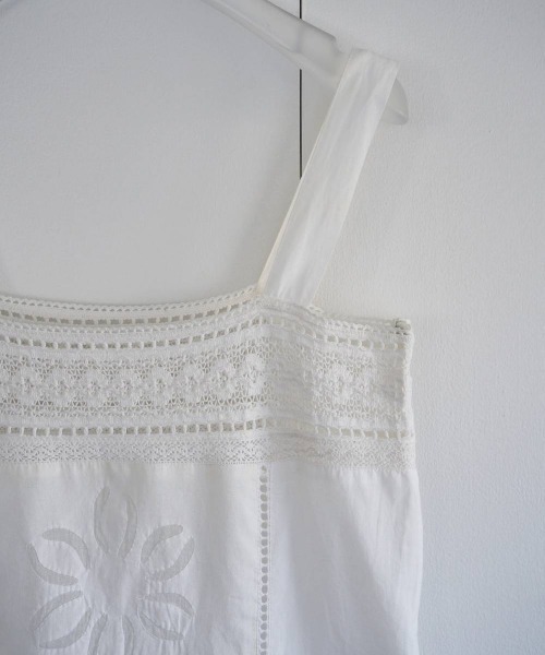 anuke(アンヌーク)の「anuke Patchwork Lace Onepiece パッチワークレースワンピース/62610304(ワンピース・レディース・ホワイト/ブラック・36)」の11枚目の写真