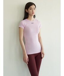 リブスリムTシャツ ラベンダー