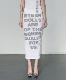 EYEER（イワイイアル）の「See Through Maxi Skirt - White（スカート）」