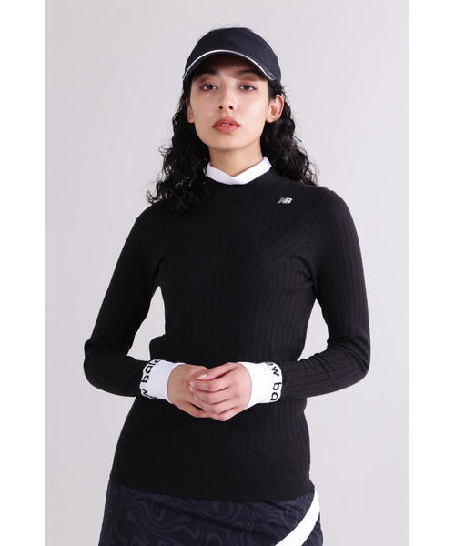 NEW BALANCE ゴルフ ニット セーター 裏地付きブラック m NEW BALANCE ゴルフ ニット セーター 裏地付きブラック m NEW BALANCE
