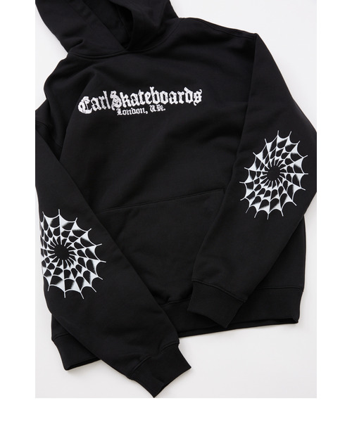 JOURNAL STANDARD（ジャーナルスタンダード）の「Earl Skateboards / アール スケートボーズ HEAVY COTTON PULLOVER（パーカー・メンズ・ブラック・LARGE/MEDIUM/SMALL）」の4枚目の写真