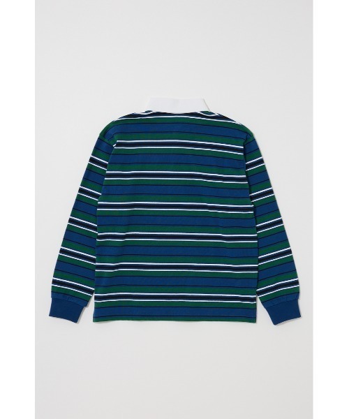 MOUSSY(マウジー)の「OVER POLO ロングスリーブシャツ(ポロシャツ・レディース・ブルー系その他3/ライトイエロー/ネイビー・FREE)」の13枚目の写真