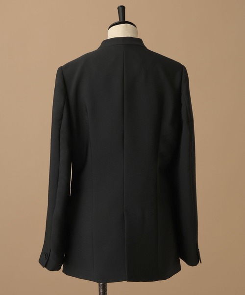 A part by（アパートバイ）の「【セレモニー】C*フィットノーカラージャケット（ノーカラージャケット・レディース・ネイビー/ブラック・MEDIUM/SMALL）」の4枚目の写真