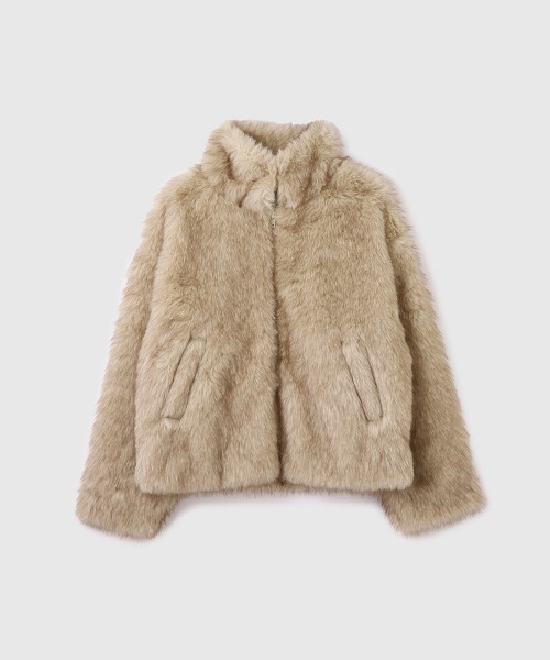 VICKY(ビッキー)の「フェイクファージャケット(その他アウター・レディース・ライトグレー/ベージュ/ベージュ系その他・M)」の20枚目の写真