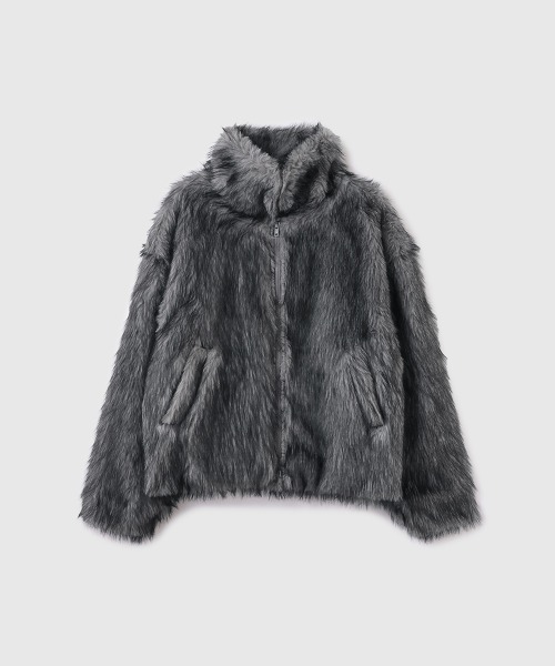 VICKY(ビッキー)の「フェイクファージャケット(その他アウター・レディース・ライトグレー/ベージュ/ベージュ系その他・M)」の14枚目の写真