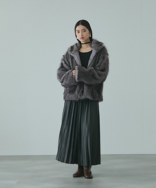 VICKY(ビッキー)の「フェイクファージャケット(その他アウター・レディース・ライトグレー/ベージュ/ベージュ系その他・M)」の19枚目の写真