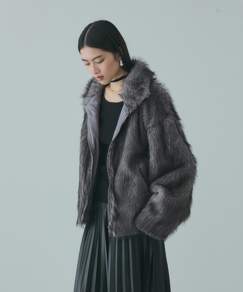 VICKY(ビッキー)の「フェイクファージャケット(その他アウター・レディース・ライトグレー/ベージュ/ベージュ系その他・M)」の17枚目の写真