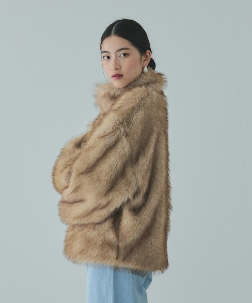 VICKY(ビッキー)の「フェイクファージャケット(その他アウター・レディース・ライトグレー/ベージュ/ベージュ系その他・M)」の22枚目の写真