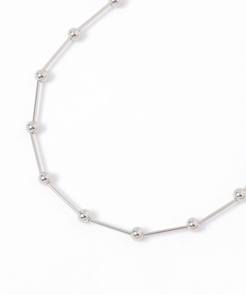 LEPSIM（レプシィム）の「ステンレスステーションチョーカー　624963（チョーカー・レディース・アイボリー/シルバー・ONE SIZE）」の8枚目の写真