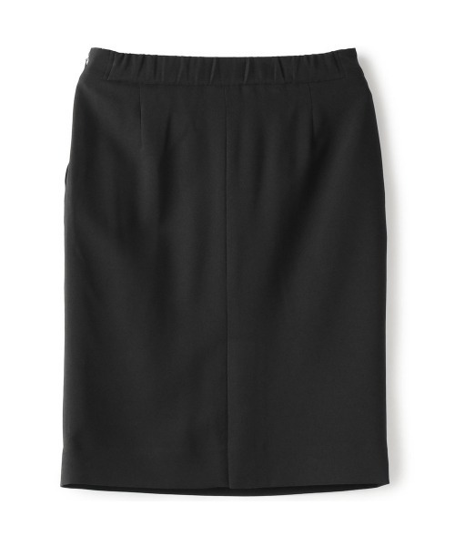 SUIT SELECT（スーツセレクト）の「【セットアップ対応】【おうちで洗える】【通年】タイトスカート/ブラック/ウエストシャーリング仕様/4S SUSTAINABILITY&ECOLOGY FABRIC（スーツスカート・レディース・ブラック・SMALL/MEDIUM/LARGE/X-LARGE/XX-LARGE/XXX-LARGE）」の2枚目の写真