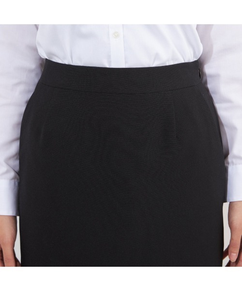 SUIT SELECT（スーツセレクト）の「【セットアップ対応】【おうちで洗える】【通年】タイトスカート/ブラック/ウエストシャーリング仕様/4S SUSTAINABILITY&ECOLOGY FABRIC（スーツスカート・レディース・ブラック・SMALL/MEDIUM/LARGE/X-LARGE/XX-LARGE/XXX-LARGE）」の14枚目の写真