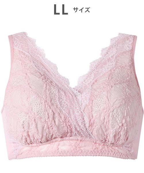 WACOAL（ワコール）の「「ナイトアップブラ」　ノンワイヤー（ナイトブラ・レディース・スモークピンク/ミント/ブルー・LL）」の3枚目の写真