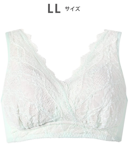 WACOAL（ワコール）の「「ナイトアップブラ」　ノンワイヤー（ナイトブラ・レディース・スモークピンク/ミント/ブルー・LL）」の2枚目の写真