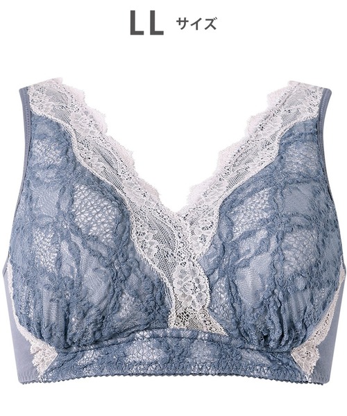 WACOAL（ワコール）の「「ナイトアップブラ」　ノンワイヤー（ナイトブラ・レディース・スモークピンク/ミント/ブルー・LL）」の7枚目の写真