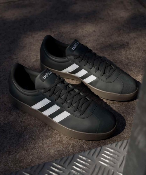 adidas(アディダス)の「アディダス adidas VL コート ベース(スニーカー・メンズ・ブラック・23.0cm/23.5cm/24.0cm/24.5cm/25.0cm/25.5cm/26.0cm/26.5cm/27.0cm/27.5cm/28.0cm)」の15枚目の写真