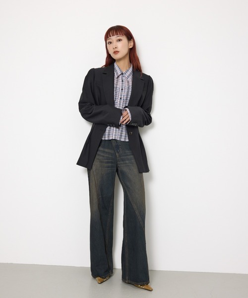 SLY（スライ）の「【2026SS新作】RANDOM STUDS MULE ランダムスタッズ ミュール（サンダル・レディース・ブラック/ベージュ・SMALL/MEDIUM/LARGE）」の20枚目の写真